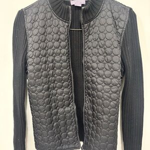 Gray Quilted Women's Jacket